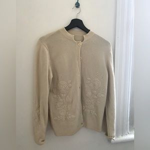 Beige vintage cardigan